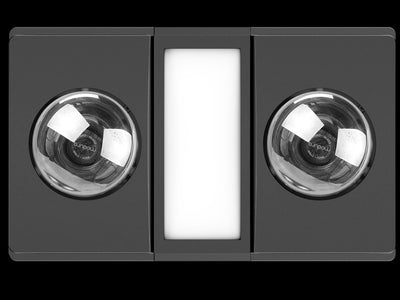 Modura AllLux2 Heat 3 in 1 Bathroom Heater Exhaust Fan with 12W Tricolour Panel Light