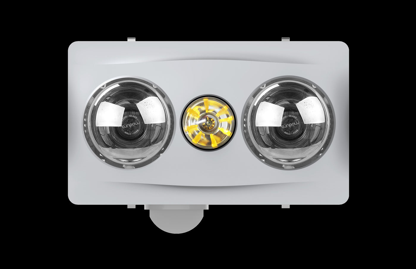 Modura BathLux2 - 2 Heat 3 in 1 Bathroom Heater Exhaust Fan with 8W LED Light