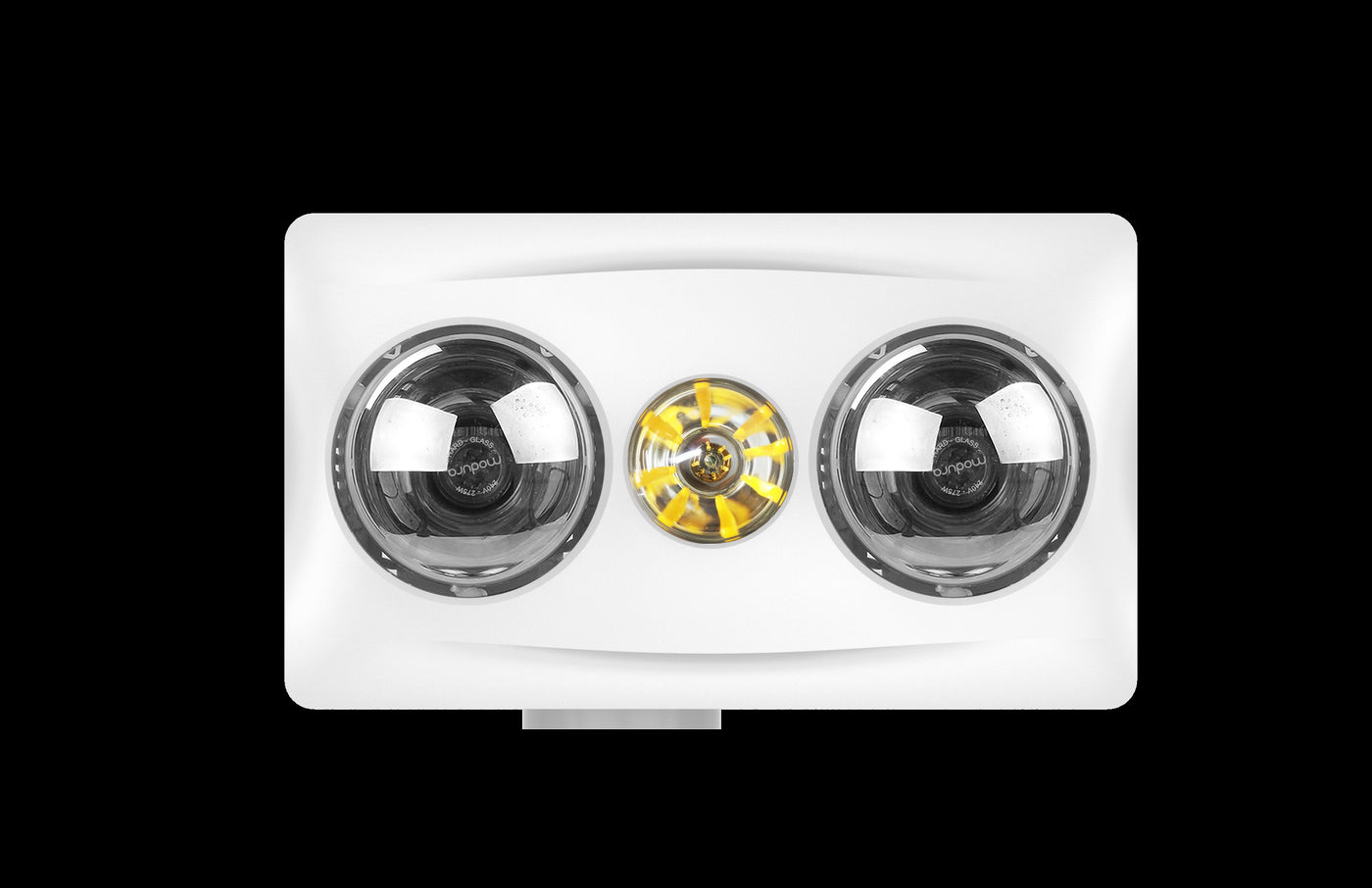 Modura BathLux2 - 2 Heat 3 in 1 Bathroom Heater Exhaust Fan with 8W LED Light