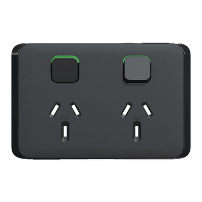 CLIPSAL Iconic Switch Series Black - Skin Only