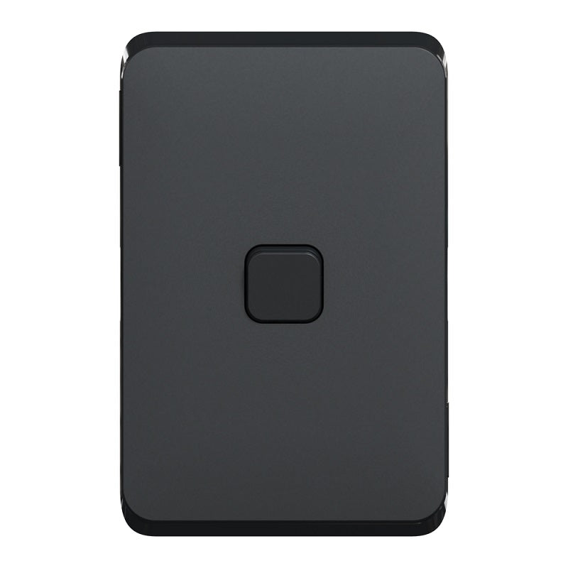 CLIPSAL Iconic Switch Series Black - Skin Only