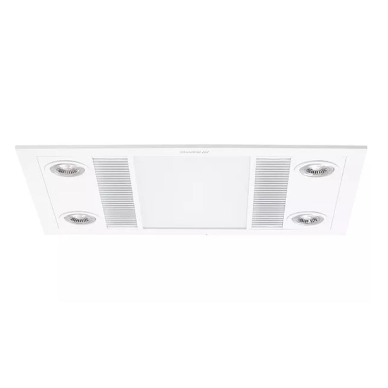 Martec Linear 1000w Halogen 3 in 1 Bathroom Heater & High Extraction Exhaust Fan with LED Light