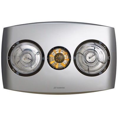 Martec Contour 2  2 Heat 3 in 1 Bathroom Heater Exhaust Fan & 8w LED Light