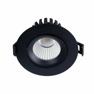 3A 10W LED COB Gimble Dimmable Downlight Recessed Black