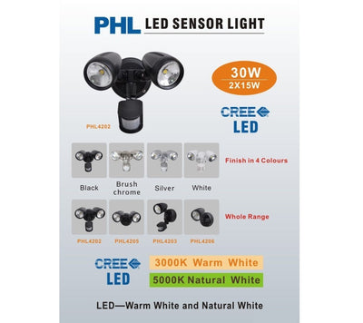 PHL 15W Single Sensored Spolight CCT